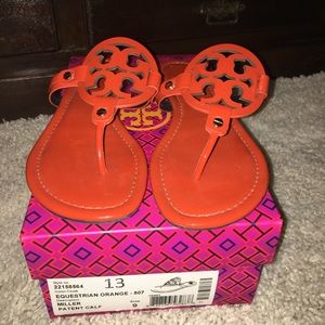 never worn tory burch miller sandals, size 9